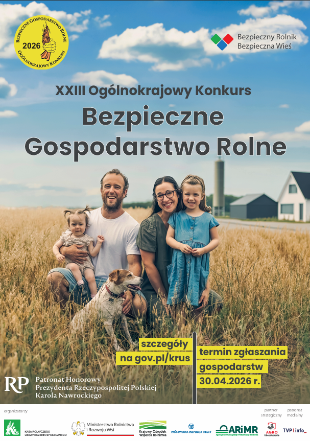 XXIII Og&oacute;lnokrajowy Konkurs Bezpieczne  Gospodarstwo Rolne